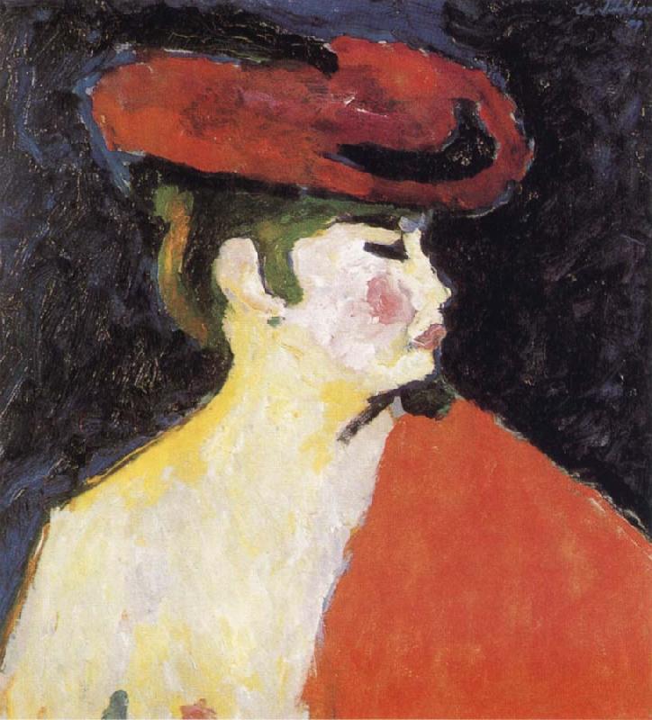 Alexei Jawlensky The Red Shawl oil painting image